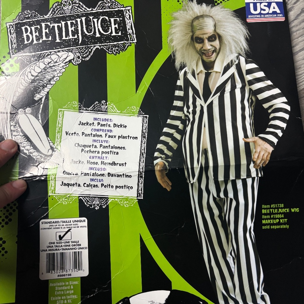 Beetlejuice Costume